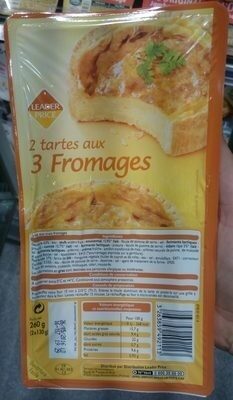 2 Tartes aux 3 Fromages