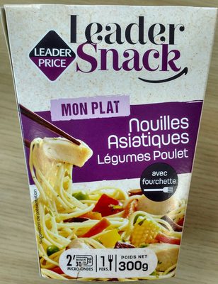 Leader Snack Nouilles poulet Légumes Poulet
