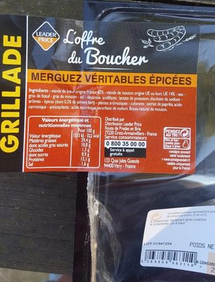 Merguez front packaging