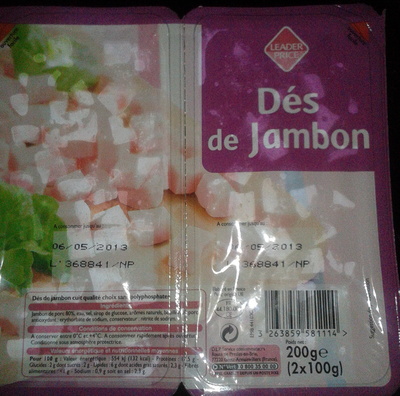 Dés de Jambon