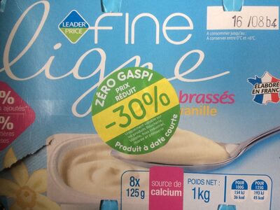Yaourt brassé Fine ligne 0%