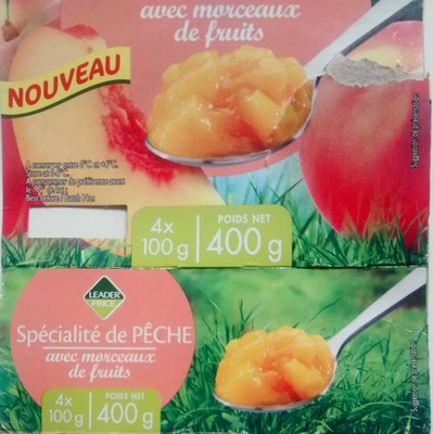 Spécialité de pêche avec morceaux de fruits