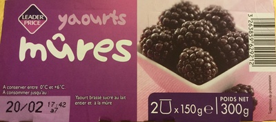 Yaourts mûres