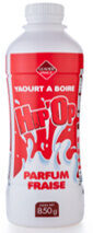 Yaourt à boire fraise