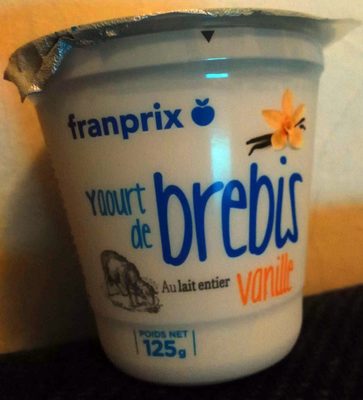 Yaourt de Brebis au Lait Entier Vanille
