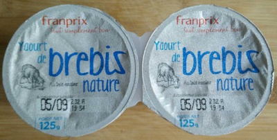 Yaourt de Brebis nature