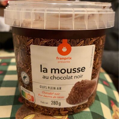 La mousse au chocolat noir