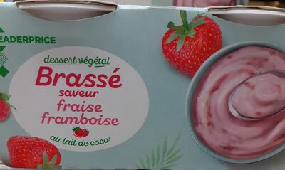 Brassé végétal fraise framboise