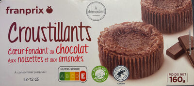 Croustillants cœur de mousse au chocolat