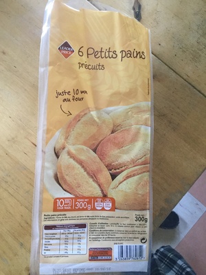 6 petits pains précuits 