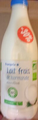 Lait frais de Normandie microfiltré demi-écrémé