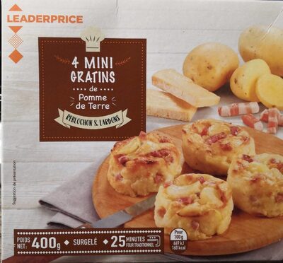 4 mini gratins de pomme de terre front packaging