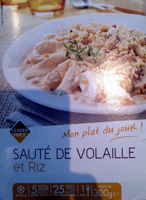 Sauté de volaille et riz