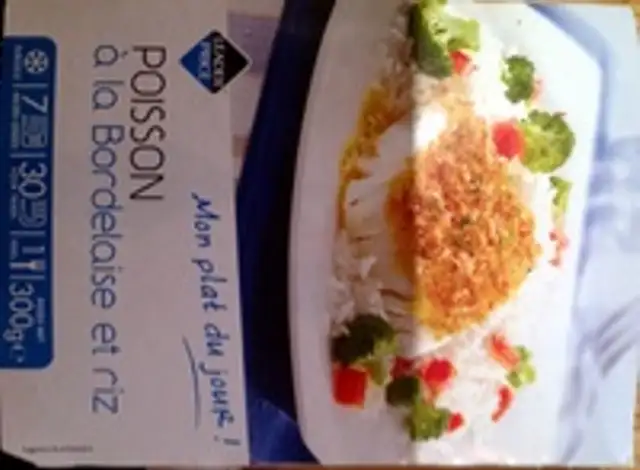 Poisson à la Bordelaise et riz