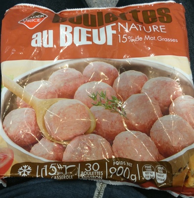 Boulettes au Bœuf Nature