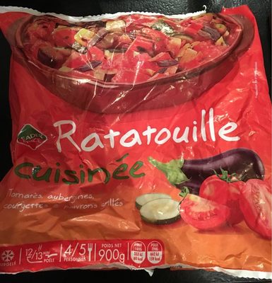 Ratatouille cuisinée front packaging