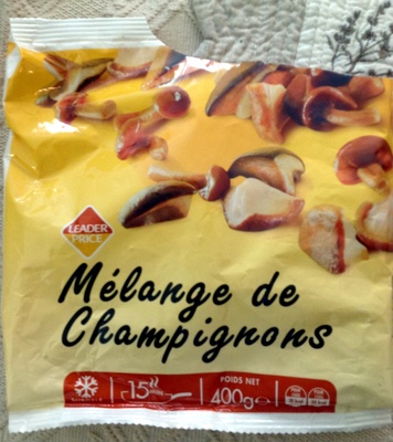 Mélange de champignons front packaging