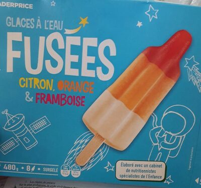 Glace a l'eau fusees