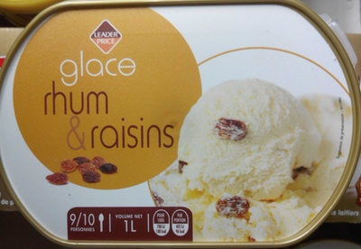 Glace rhum & raisins
