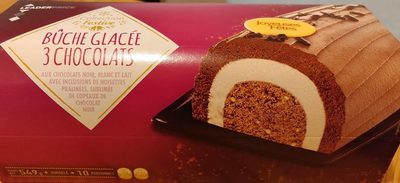 Bûche Glacée 3 chocolats