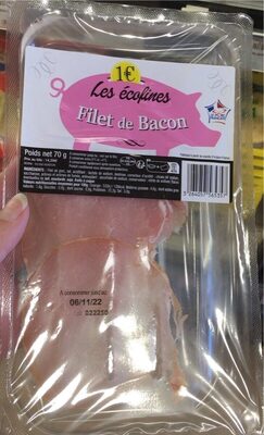 Filet de bacon front packaging
