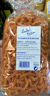 Torsades à la tomate