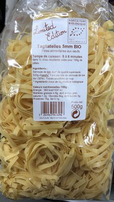 Tagliatelles 5mm Bio