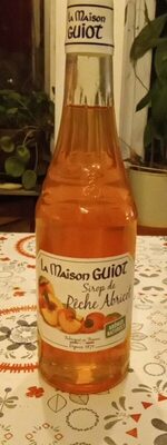 Sirop de pêche abricot