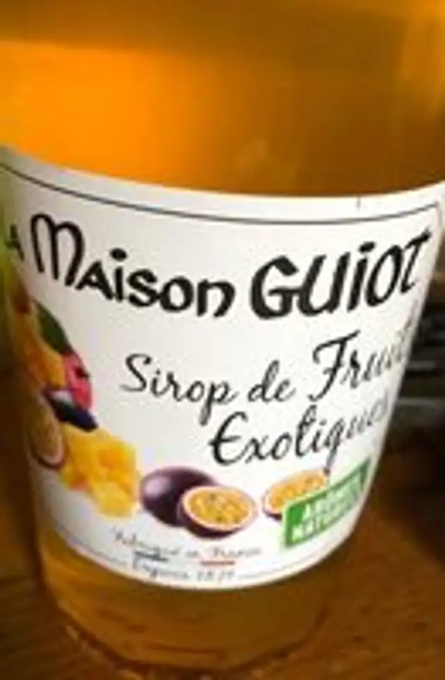 Sirop de fruits exotiques