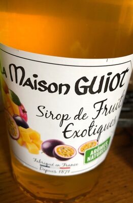 Sirop de fruits exotiques