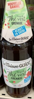 Sirop de thé vert grenade