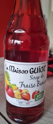 Sirop de fraise banane