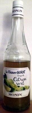 Sirop de citron vert