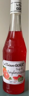 Sirop de pamplemousse rose