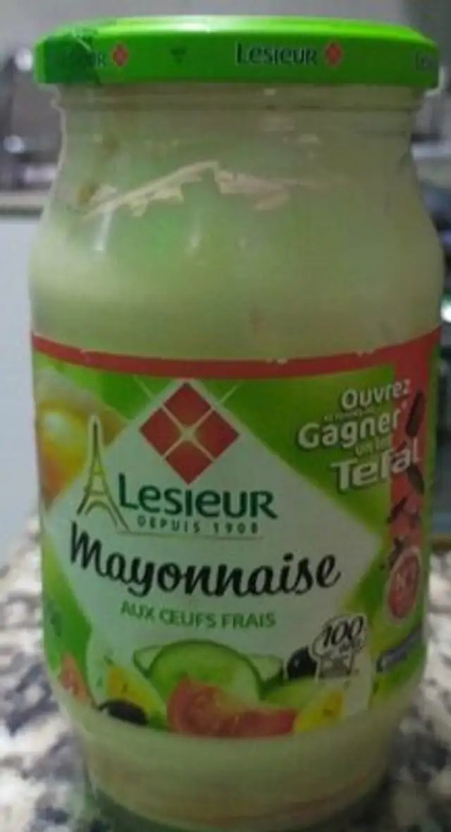 Mayonnaise front packaging