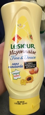 Mayonnaise Fine & Douce sans moutarde