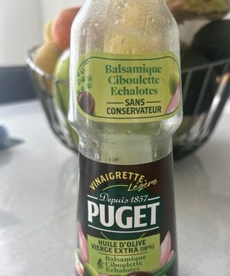 Vinaigrette balsamiques, ciboulette et échalote