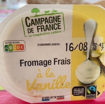 Fromage frais vanille