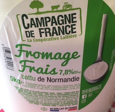 Fromage frais front packaging