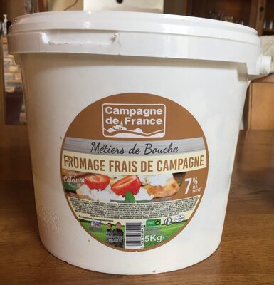 Fromage frais de campagne front packaging