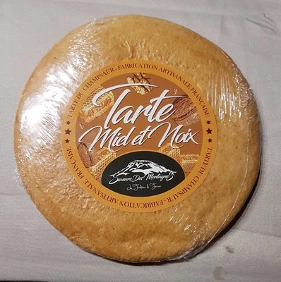 Tarte miel et noix