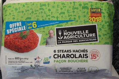 Steaks hachés Charolais Façon bouchère