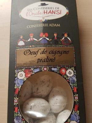 Oeuf de cigogne praliné front packaging