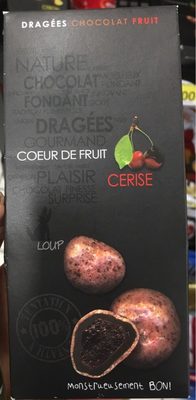 Dragees chocolat fruit cetide