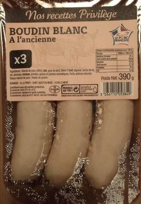 Boudin blanc à l'ancienne