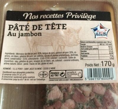 Pate de tete au jambon