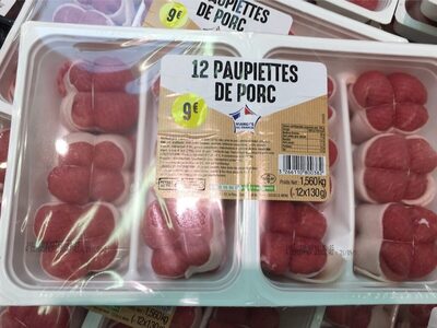 Paupiette de porc front packaging