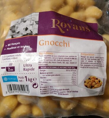 Gnocchi front packaging