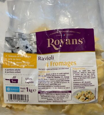 Ravioli 4 fromages