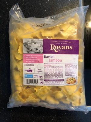 Ravioli Jambon front packaging